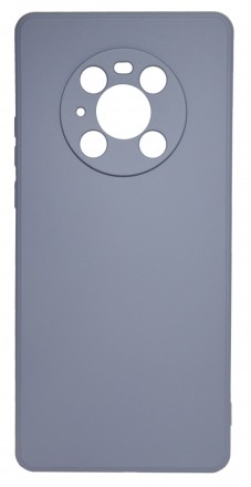 Накладка силиконовая Soft Touch для Huawei Mate 40 Pro платиново-серая
