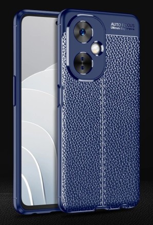 Накладка силиконовая для OnePlus Nord CE 3 Lite под кожу синяя