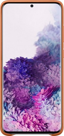 Накладка Samsung Leather Cover для Samsung Galaxy S20 Plus G985 EF-VG985LAEGRU коричневая