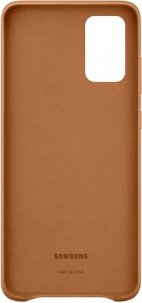 Накладка Samsung Leather Cover для Samsung Galaxy S20 Plus G985 EF-VG985LAEGRU коричневая