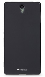Накладка силиконовая Melkco для Sony Xperia C5 Ultra черная