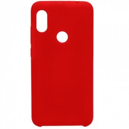 Накладка силиконовая Silicone Cover для Xiaomi Redmi Note 6 / Xiaomi Redmi Note 6 Pro красная