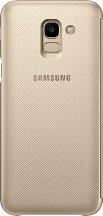 Чехол Samsung Wallet Cover для Samsung Galaxy J6 (2018) J600 EF-WJ600CFEGRU золотой