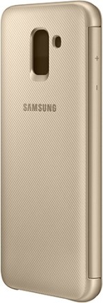 Чехол Samsung Wallet Cover для Samsung Galaxy J6 (2018) J600 EF-WJ600CFEGRU золотой