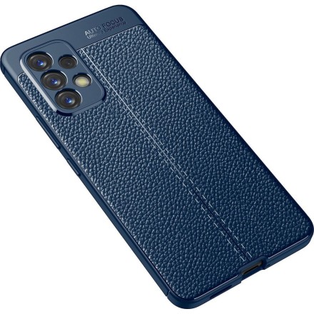 Накладка силиконовая для Samsung Galaxy A33 5G A336 под кожу синяя