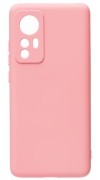 Накладка силиконовая Silicone Cover для Xiaomi 12T розовая