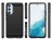 Накладка силиконовая для Samsung Galaxy A54 5G A546 карбон сталь чёрная