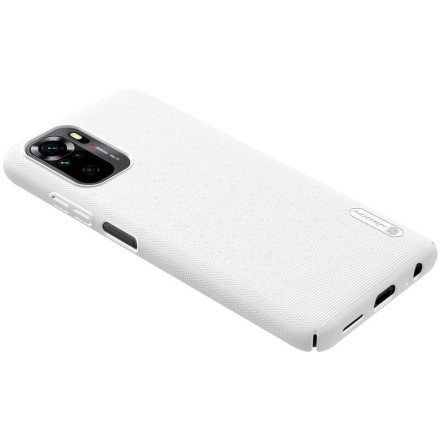 Накладка пластиковая Nillkin Frosted Shield для Xiaomi Redmi Note 10 / Note 10S белая
