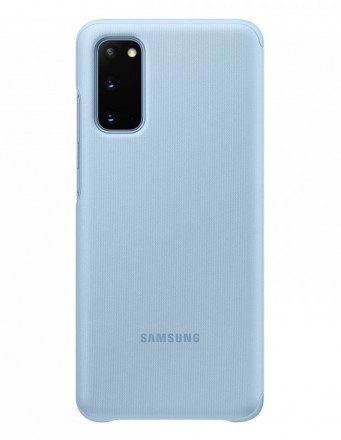 Чехол Samsung Clear View Cover для Samsung Galaxy S20 G980 EF-ZG980CLEGRU голубой