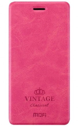 Чехол-книжка Mofi Vintage Classical для Xiaomi Redmi 7 розовый
