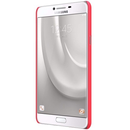 Накладка пластиковая Nillkin Frosted Shield для Samsung Galaxy C7 C7000 красная