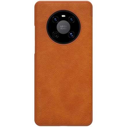 Чехол-книжка Nillkin Qin Leather Case для Huawei Mate 40 коричневый