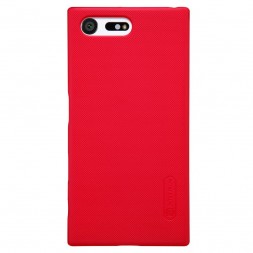 Накладка пластиковая Nillkin Frosted Shield для Sony Xperia X Compact красная