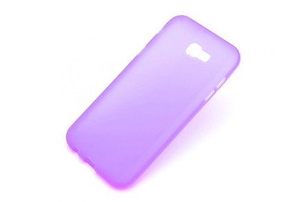Накладка силиконовая для Samsung Galaxy A7 (2017) A720 фиолетовая