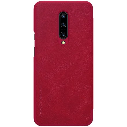 Чехол Nillkin Qin Leather Case для OnePlus 7 Pro красный
