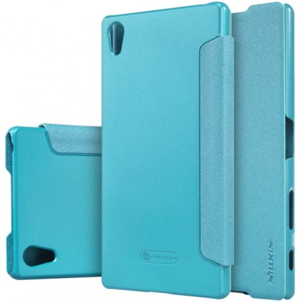 Чехол-книжка Nillkin Sparkle для Sony Xperia Z5 Premium голубой