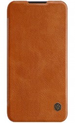 Чехол-книжка Nillkin Qin Leather Case для Xiaomi Mi 10T Lite Коричневый