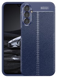 Накладка силиконовая для Samsung Galaxy A14 A145 под кожу синяя