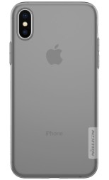 Накладка силиконовая Nillkin Nature TPU Case для Apple iPhone XS Max прозрачно-черная