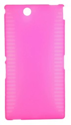 Накладка силиконовая для Sony Xperia Z Ultra розовая