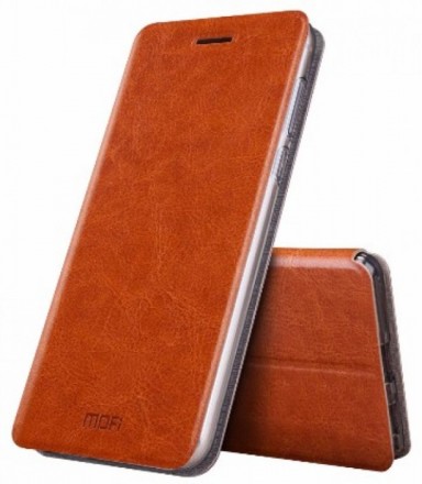 Чехол-книжка Mofi для Xiaomi Redmi 7 коричневый