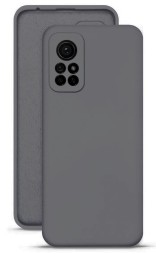 Накладка силиконовая Soft Touch для Huawei Nova 8 платиново-серая