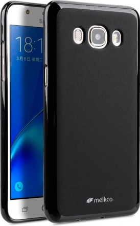 Накладка силиконовая Melkco Poly Jacket для Samsung Galaxy J5 (2016) J510 Black Mat (черная)