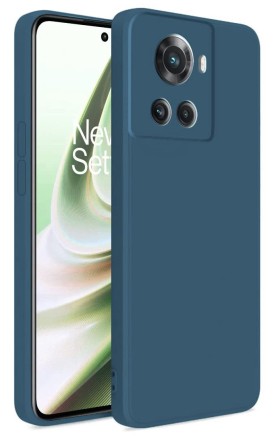 Накладка силиконовая Soft Touch для OnePlus Ace / OnePlus 10R синяя