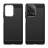 Накладка силиконовая для Poco X5 Pro 5G / Xiaomi Redmi Note 12 Pro 5G карбон сталь чёрная
