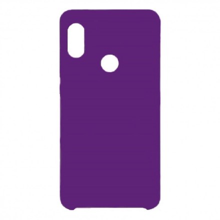 Накладка силиконовая Silicone Cover для Xiaomi Redmi Note 6 / Xiaomi Redmi Note 6 Pro фиолетовая