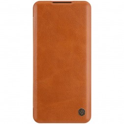 Чехол Nillkin Qin Leather Case для Xiaomi Mi Note 10 (CC9 Pro) Brown (коричневый)