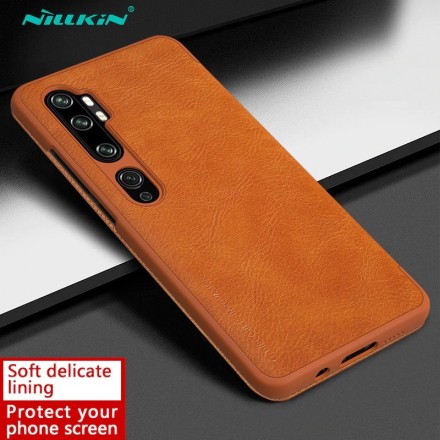 Чехол Nillkin Qin Leather Case для Xiaomi Mi Note 10 (CC9 Pro) Brown (коричневый)