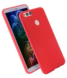 Накладка силиконовая для Huawei Honor 9 Lite тонкая красная
