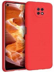 Накладка силиконовая Silicone Cover для Xiaomi Redmi Note 9T красная