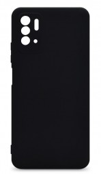 Накладка силиконовая Silicone Cover для Xiaomi Redmi Note 10T / Xiaomi Redmi Note 10 5G / Poco M3 Pro чёрная