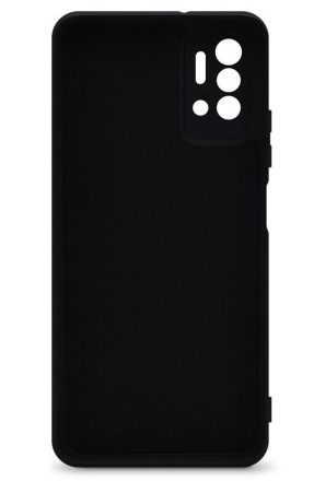Накладка силиконовая Silicone Cover для Xiaomi Redmi Note 10T / Xiaomi Redmi Note 10 5G / Poco M3 Pro чёрная