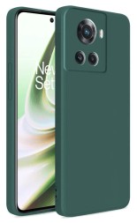 Накладка силиконовая Soft Touch для OnePlus Ace / OnePlus 10R зелёная