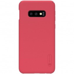 Накладка пластиковая Nillkin Frosted Shield для Samsung Galaxy S10e G970 красная