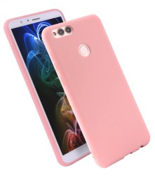 Накладка силиконовая для Huawei Honor 9 Lite тонкая розовая
