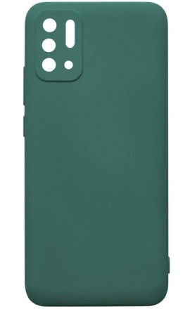 Накладка силиконовая Silicone Cover для Xiaomi Redmi Note 10T / Xiaomi Redmi Note 10 5G / Poco M3 Pro зелёная