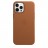 Накладка Apple Leather Case MagSafe для iPhone 12 Pro Max MHKL3ZE/A коричневая