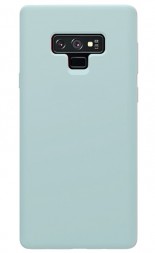 Накладка силиконовая Silicone Cover для Samsung Galaxy Note 9 N960 голубая