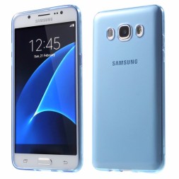 Накладка силиконовая для Samsung Galaxy J5 (2016) прозрачно-голубая