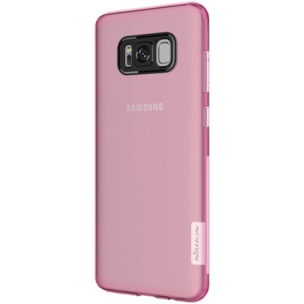 Накладка силиконовая Nillkin Nature TPU Case для Samsung Galaxy S8 G950 прозрачно-розовая