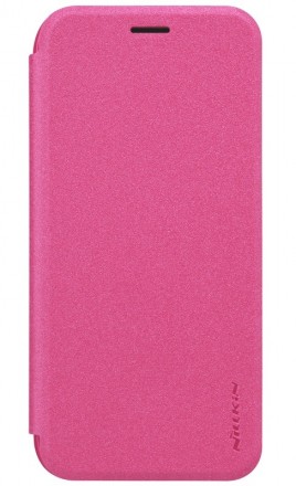 Чехол-книжка Nillkin Sparkle Series для Samsung Galaxy J5 (2017) J530 розовый