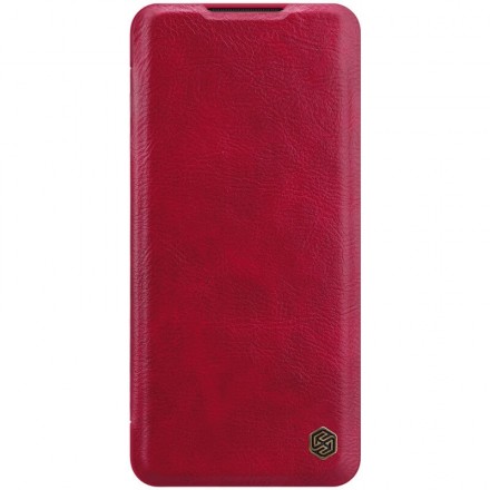 Чехол-книжка Nillkin Qin Leather Case для Xiaomi Mi Note 10 / Mi Note 10 Pro красный