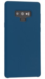 Накладка силиконовая Silicone Cover для Samsung Galaxy Note 9 N960 синяя