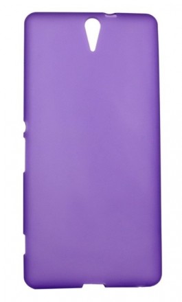 Накладка силиконовая для Sony Xperia C5 Ultra фиолетовая