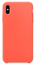 Накладка силиконовая Silicone Cover для Apple iPhone XS Max коралловая
