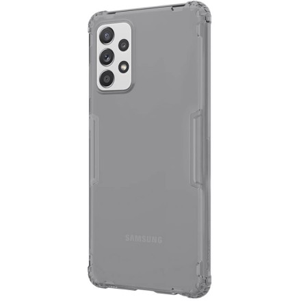 Накладка силиконовая Nillkin Nature TPU Case для Samsung Galaxy A72 A725 прозрачно-чёрная